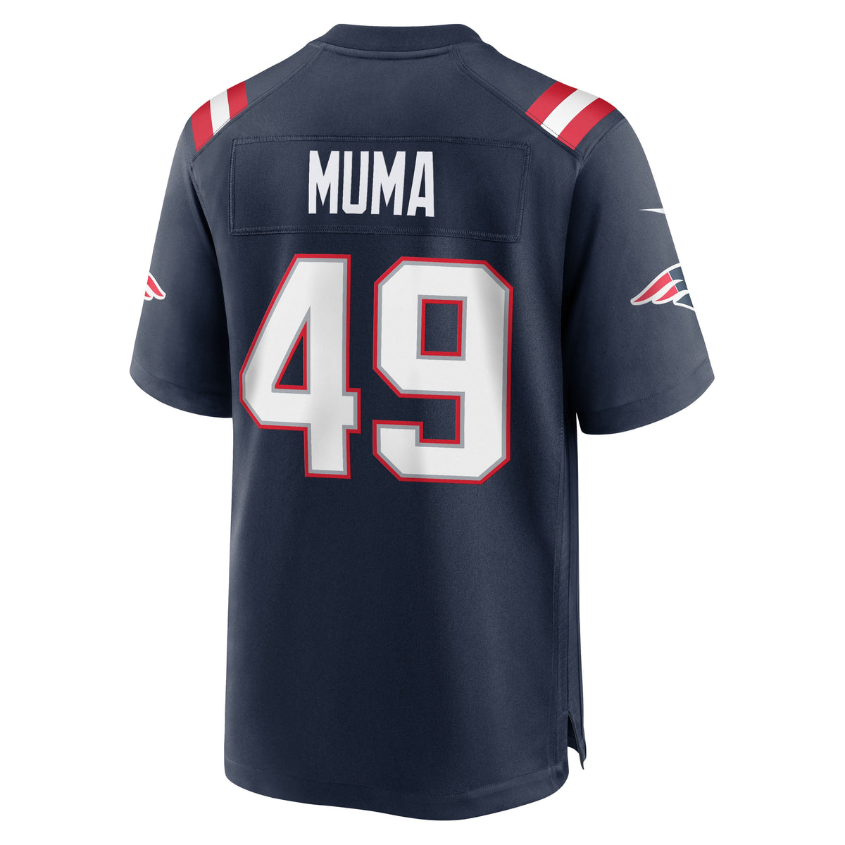 Men's New England Patriots Chad Muma Navy Team Jersey