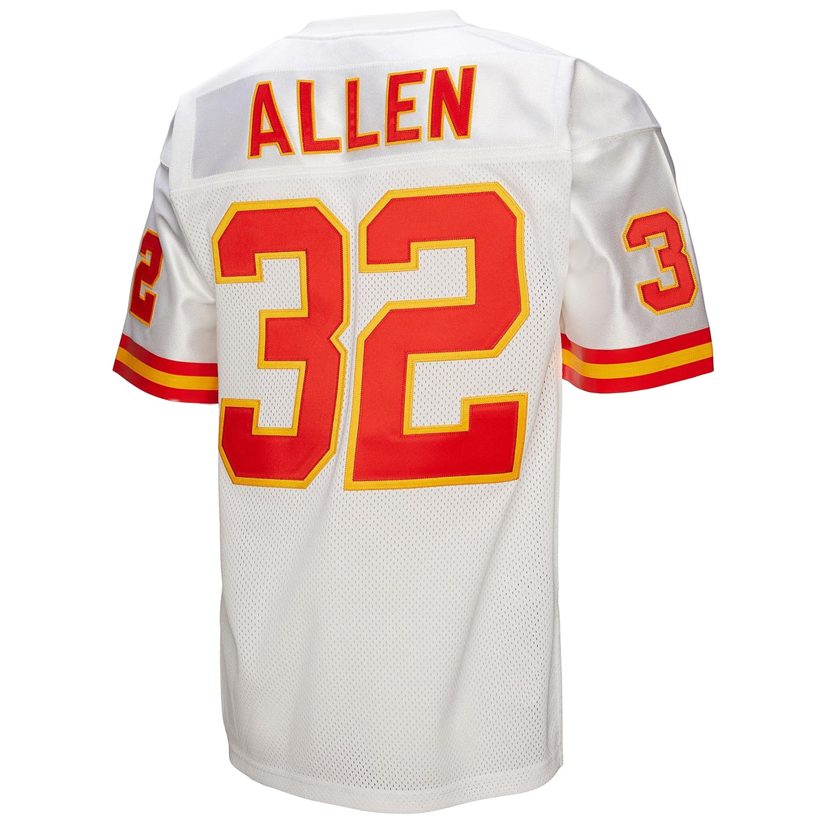Men's Kansas City Chiefs 1994 Marcus Allen White Throwback Retired Player Jersey