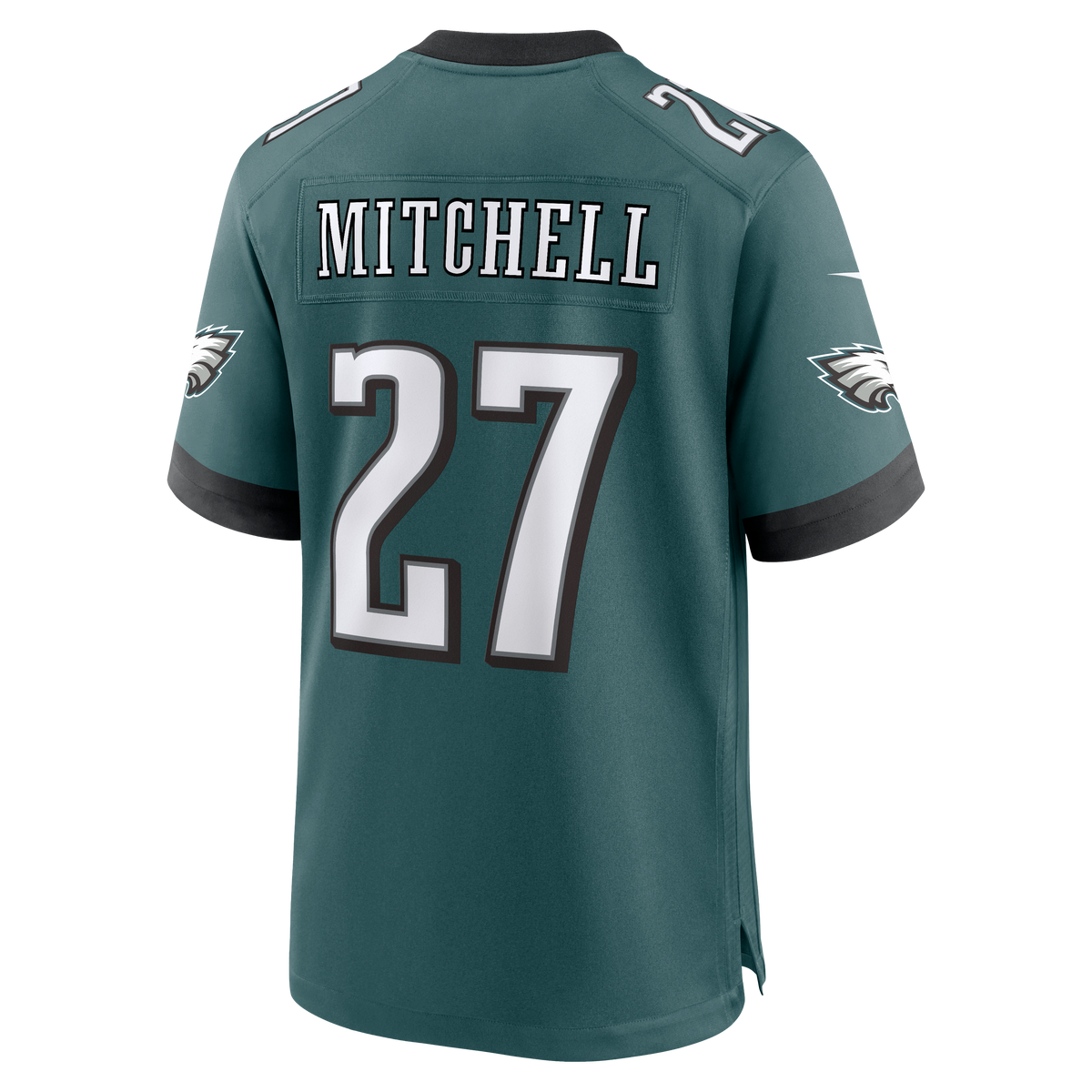 Men's Philadelphia Eagles Quinyon Mitchell Midnight Green Team Jersey