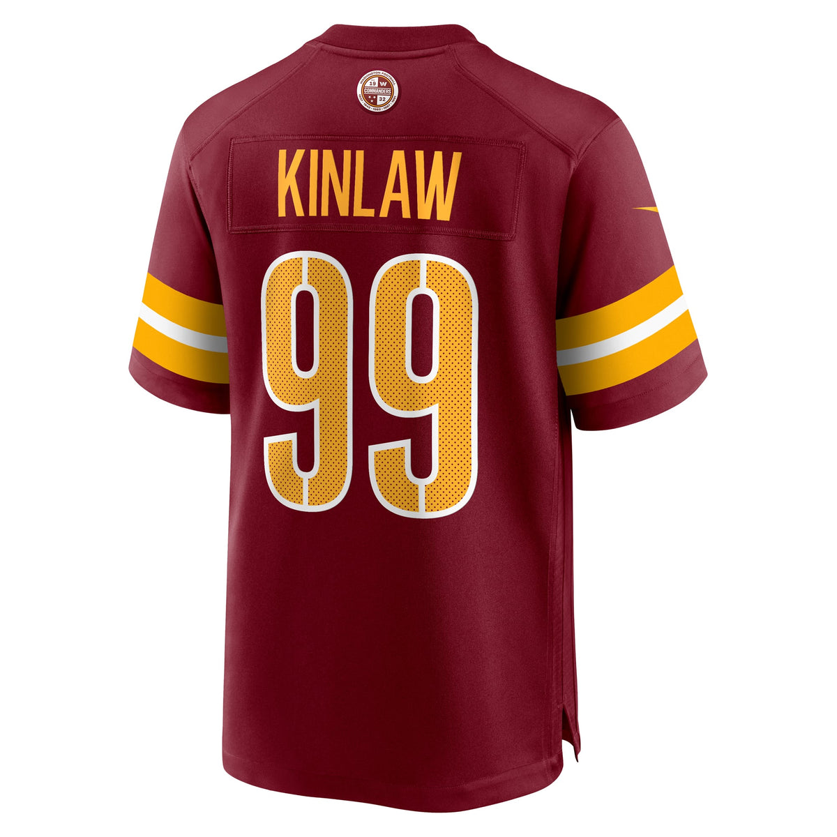 Men's Washington Commanders Javon Kinlaw Burgundy Team Jersey
