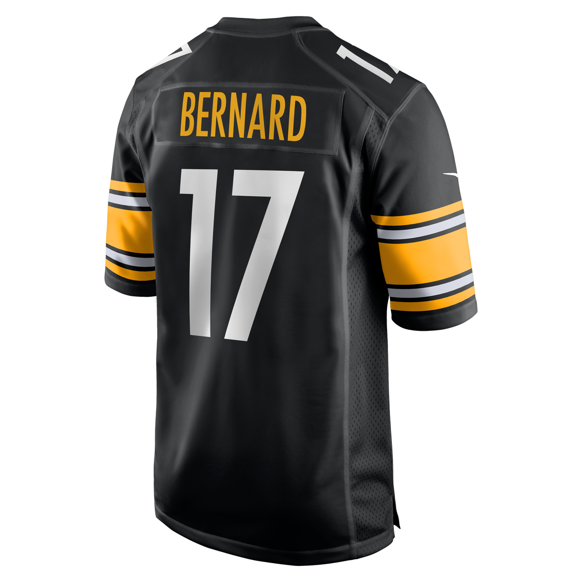 Men's Pittsburgh Steelers Germie Bernard Black Jersey