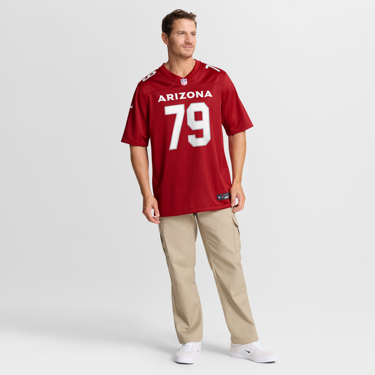 Men's Arizona Cardinals PJ Mustipher Cardinal Team Jersey