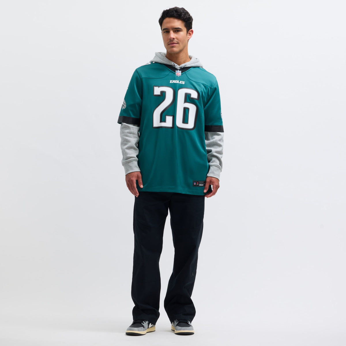 Men's Philadelphia Eagles Saquon Barkley Black Alternate Jersey