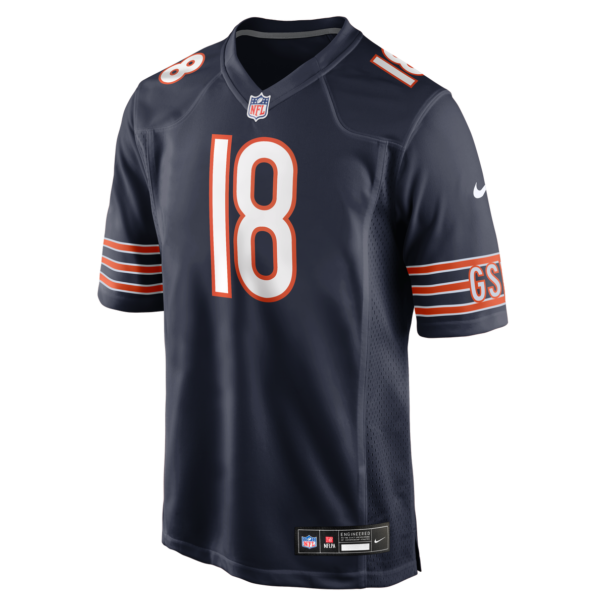 Men's Chicago Bears Caleb Williams Orange Alternate Player Jersey