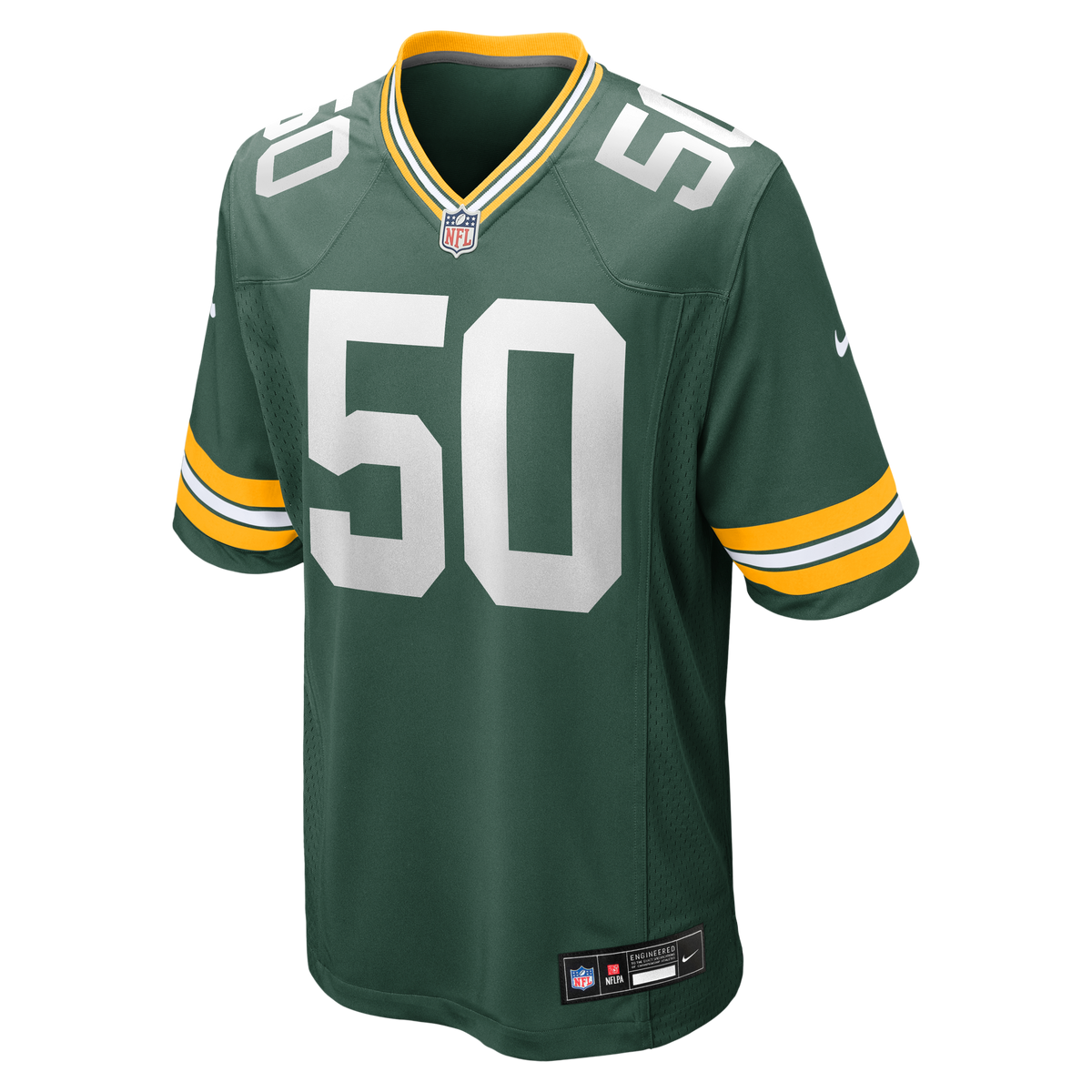Men's Green Bay Packers Zach Tom Green Game Player Jersey