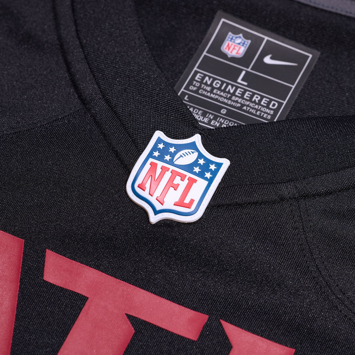 Men's DeAngelo Malone Atlanta Falcons Black Game Player Jersey