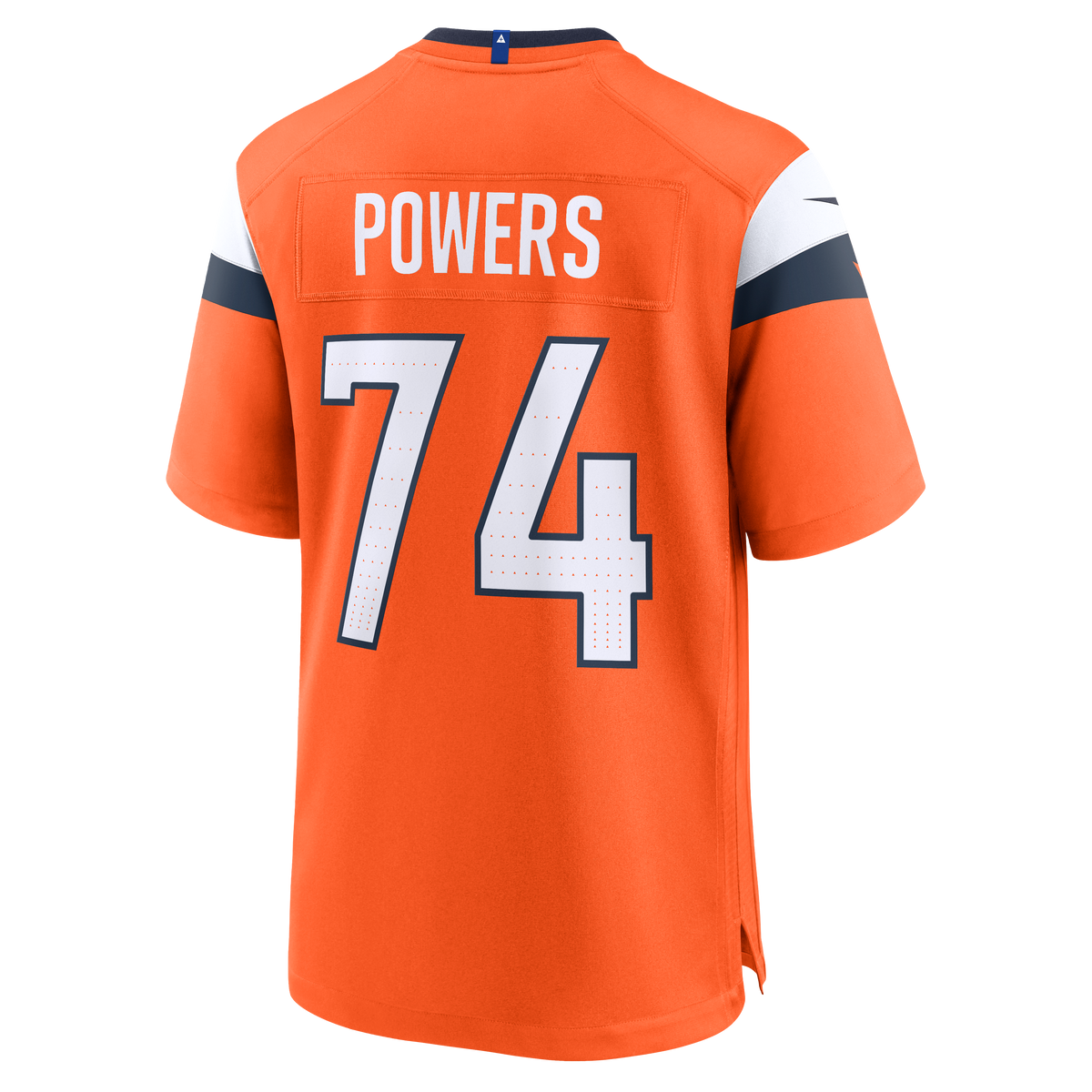 Men's Denver Broncos Ben Powers Orange Team Jersey