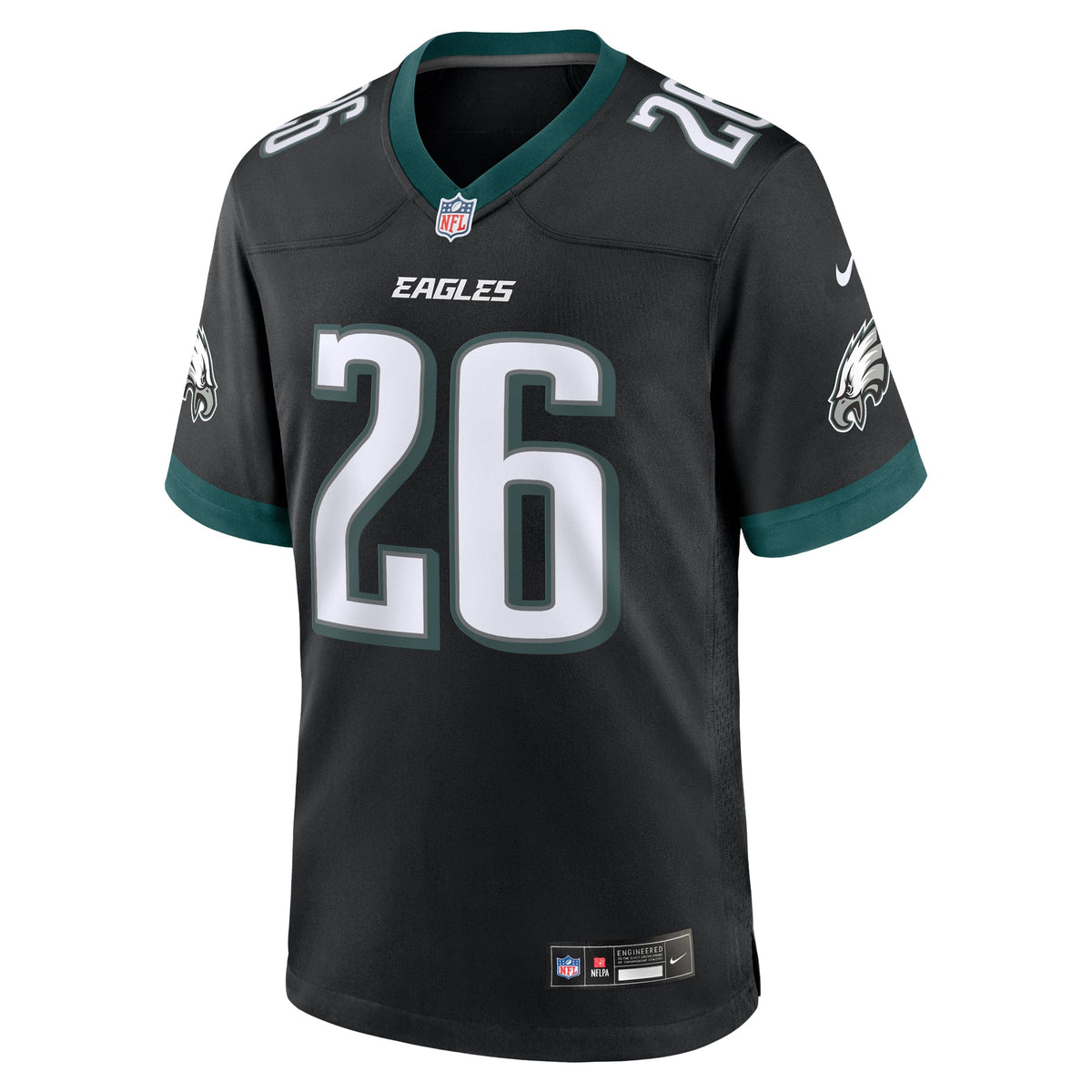 Men's Philadelphia Eagles Saquon Barkley Black Alternate Jersey