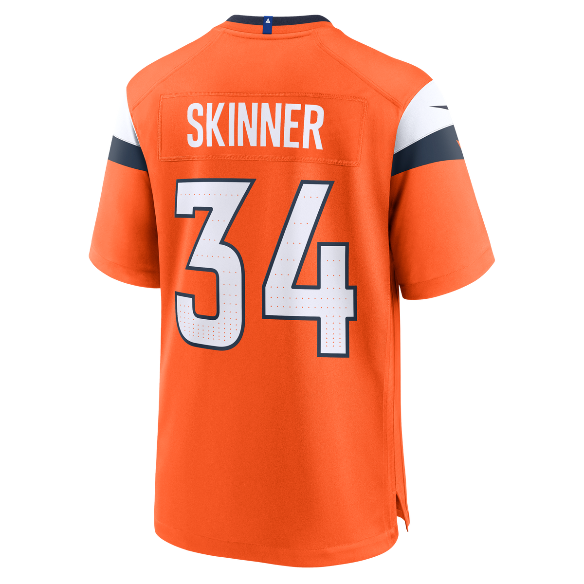 Men's Denver Broncos JL Skinner Orange Team Jersey