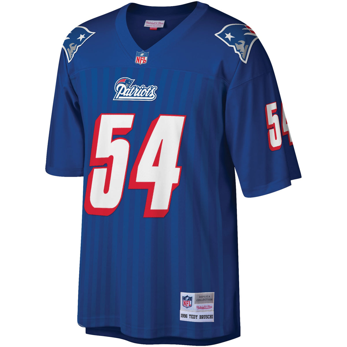 Men's New England Patriots Tedy Bruschi Royal Legacy Replica Jersey