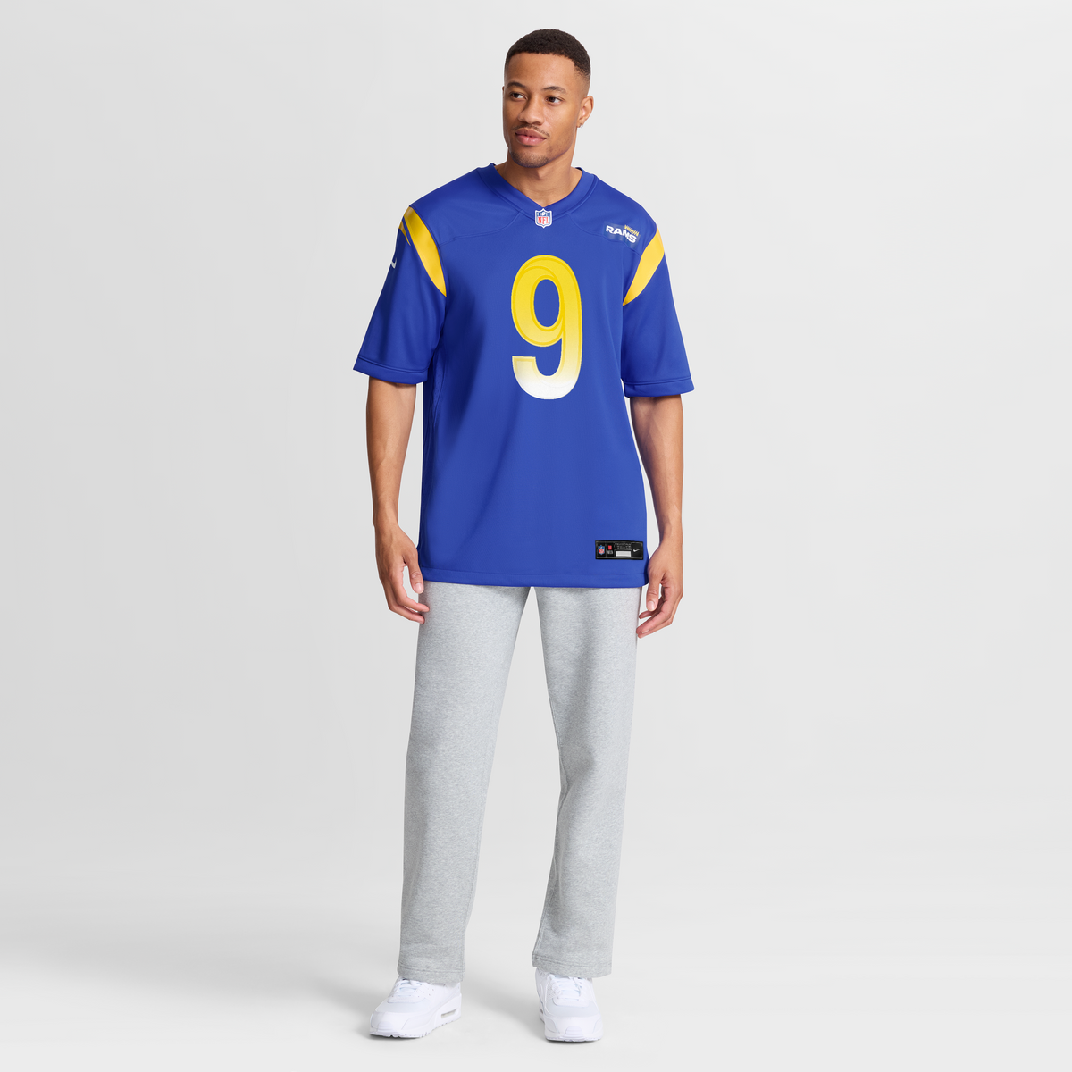 Men's Los Angeles Rams Matthew Stafford Royal Player Jersey