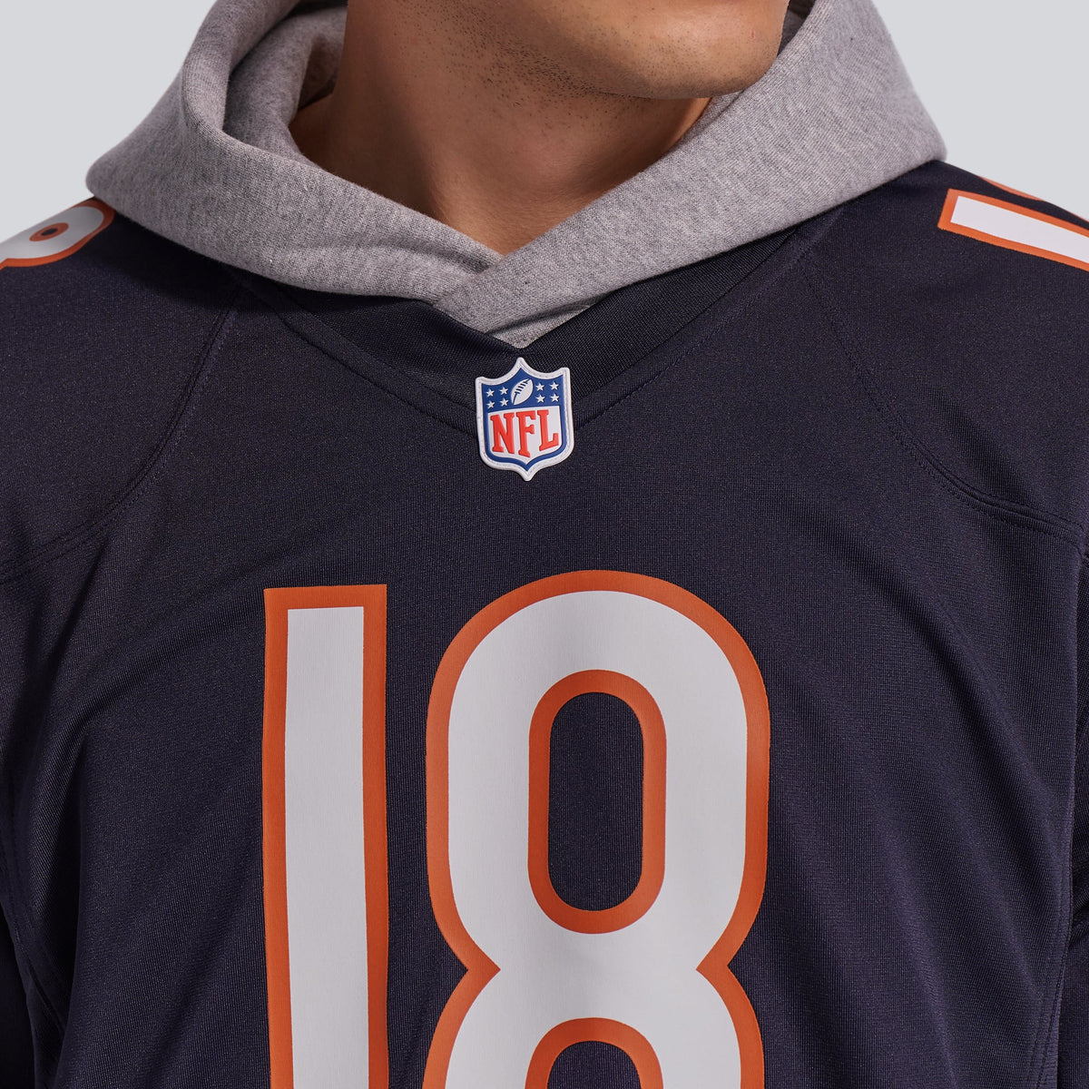 Men's Chicago Bears Caleb Williams Orange Alternate Player Jersey