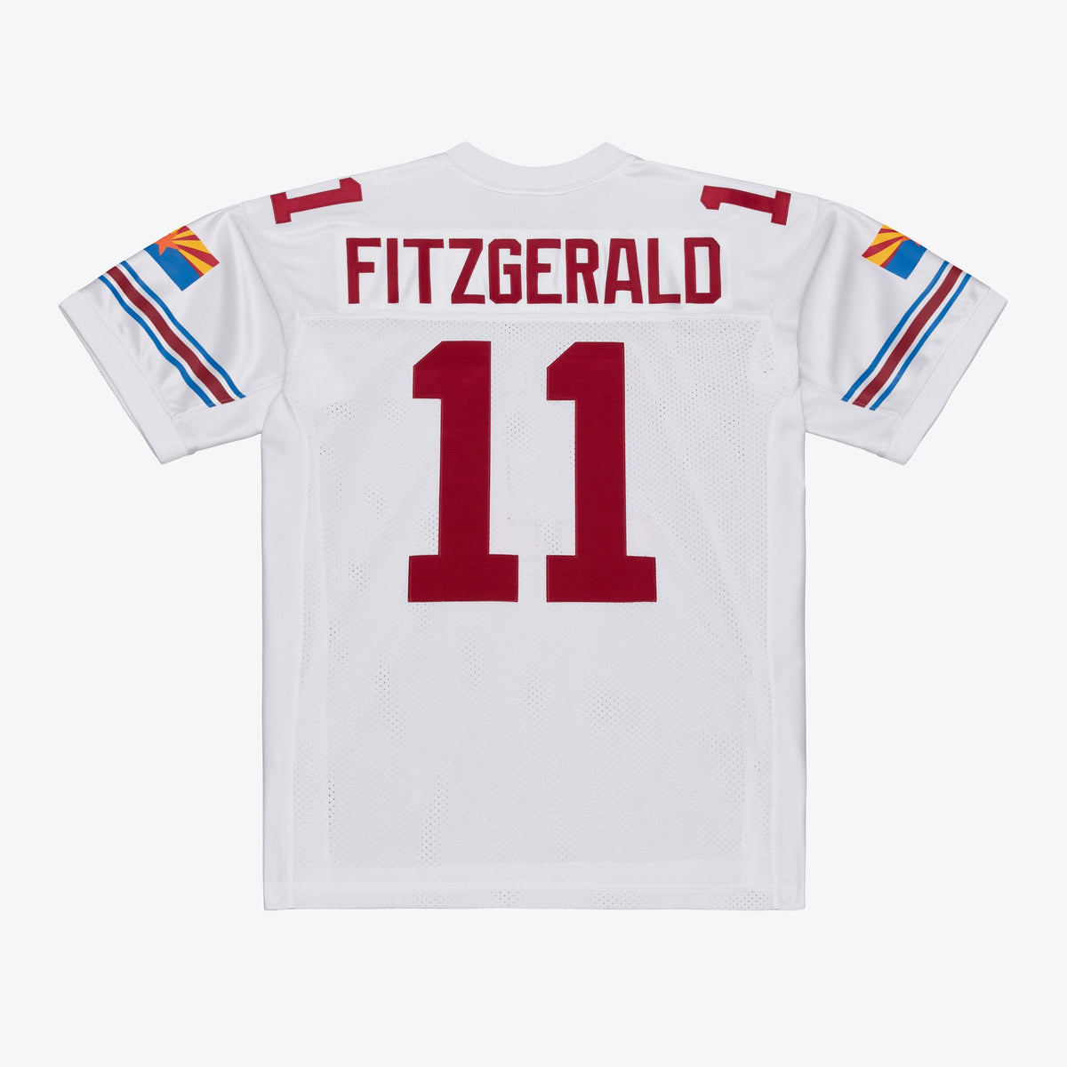 Men's Arizona Cardinals Larry Fitzgerald White 2004 Throwback Jersey