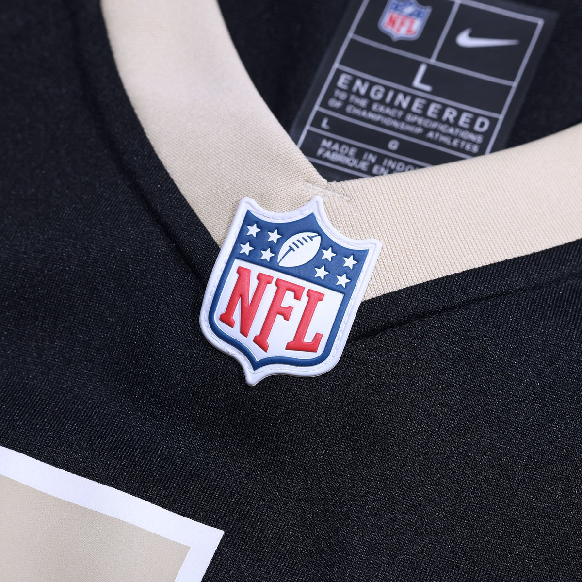Men's New Orleans Saints Alvin Kamara Black Jersey