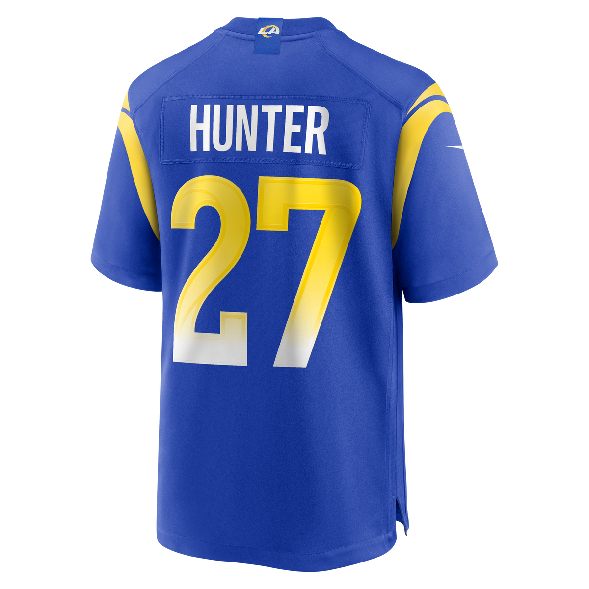 Men's Los Angeles Rams Jarquez Hunter Royal Team Jersey