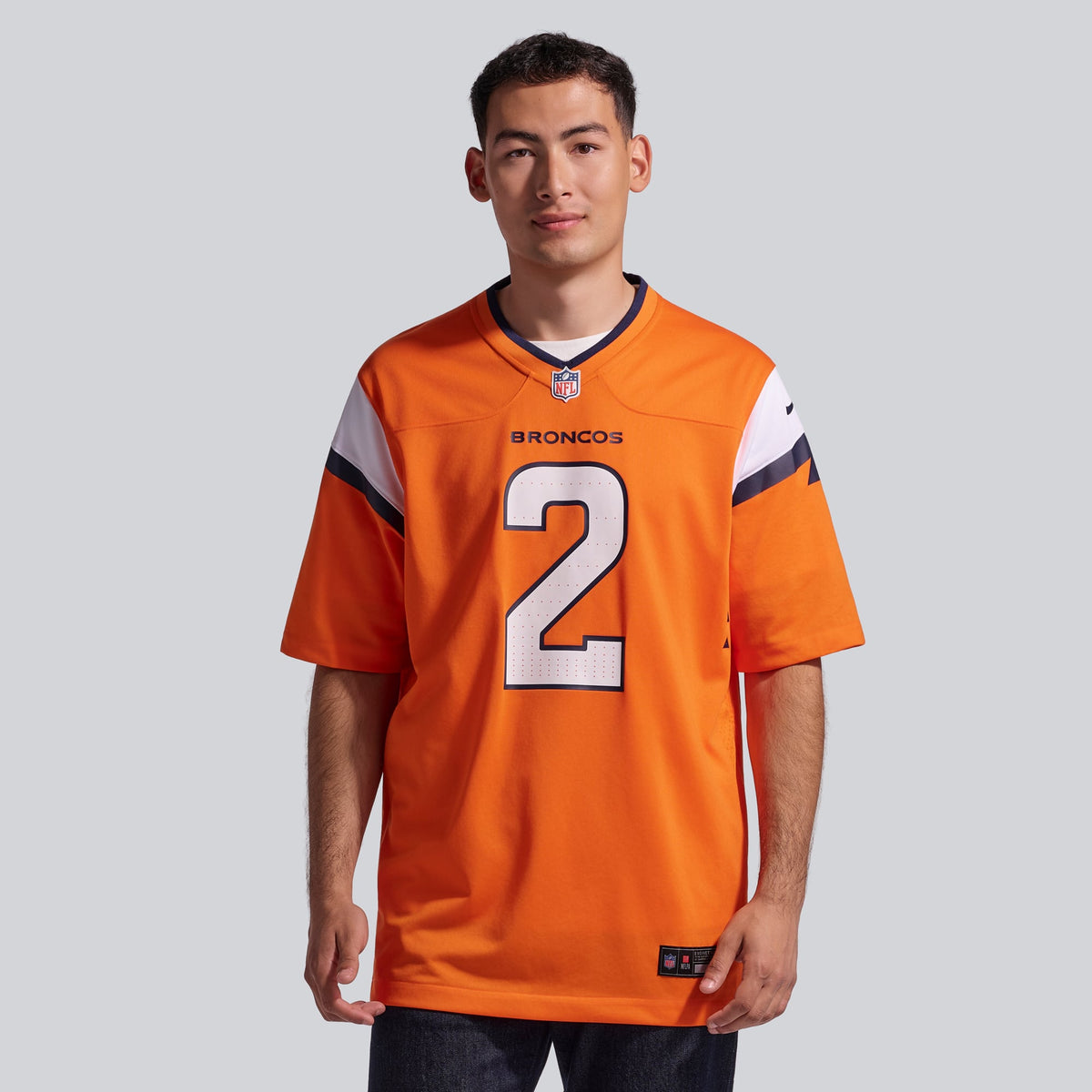 Men's Denver Broncos Patrick Surtain II Orange Team Jersey