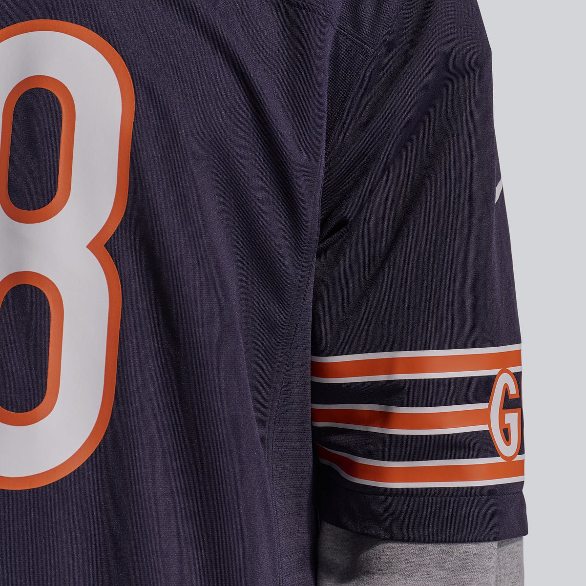Men's Chicago Bears Caleb Williams White First Round Pick Player Jersey