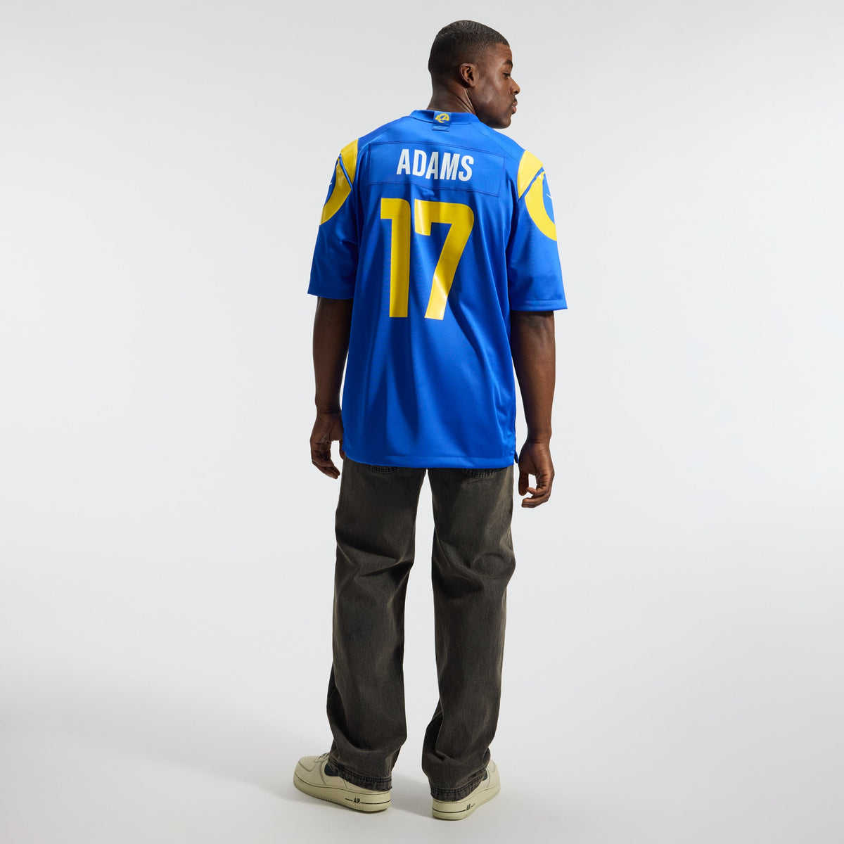 Men's Los Angeles Rams Davante Adams Royal Team Game Player Jersey