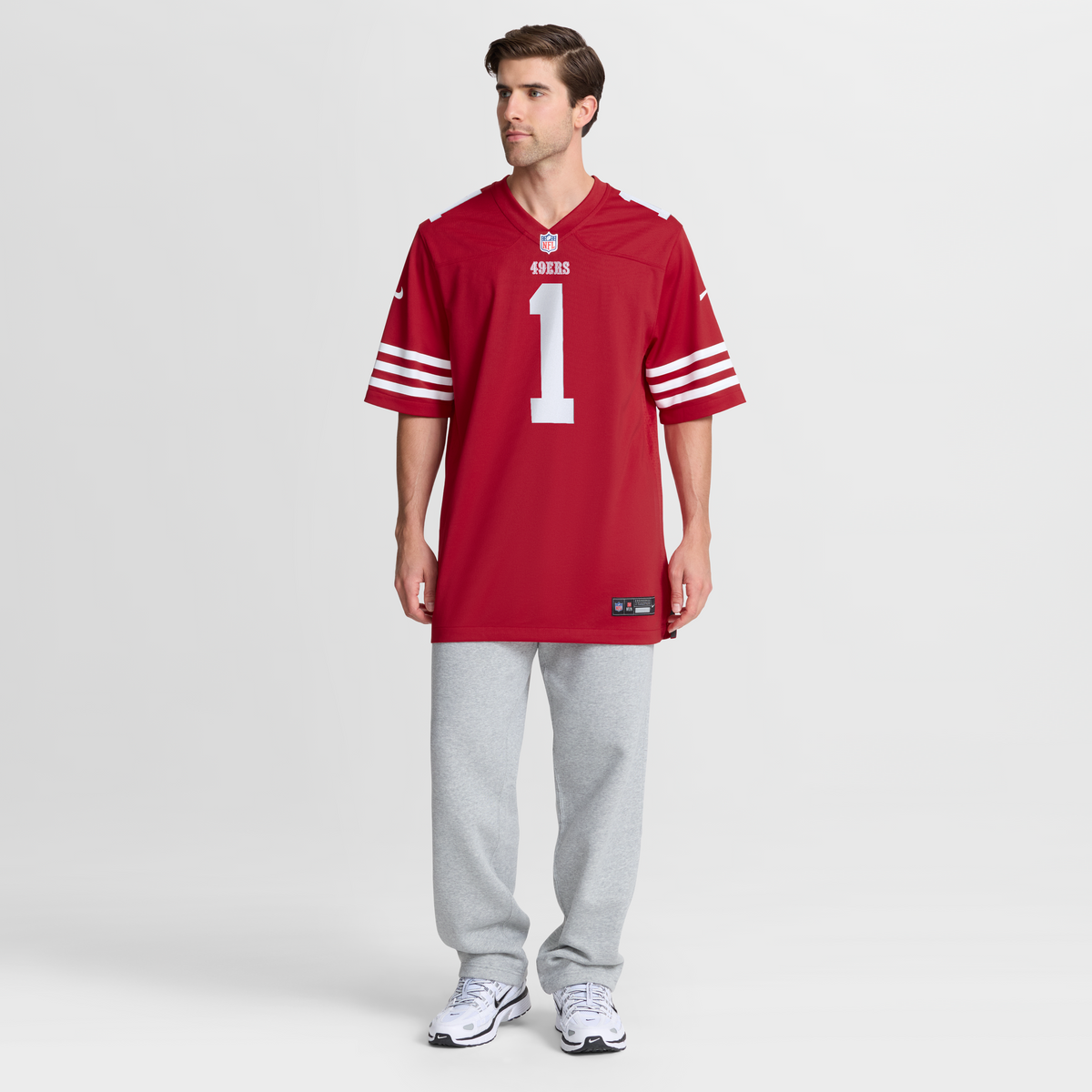 Men's San Francisco 49ers Ricky Pearsall Scarlet Team Jersey