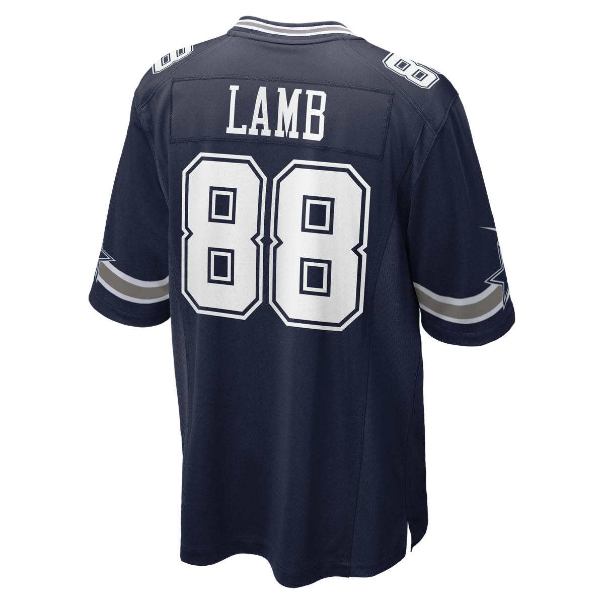 Men's Dallas Cowboys CeeDee Lamb White Game Team Jersey