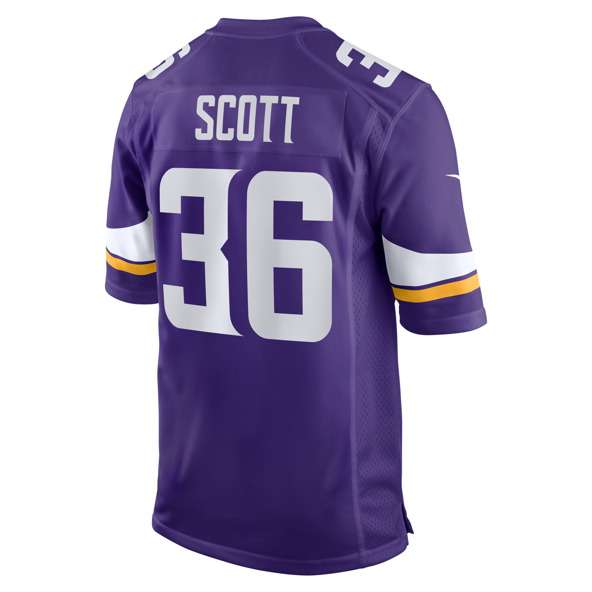Men's Minnesota Vikings Zavier Scott Purple Team Jersey