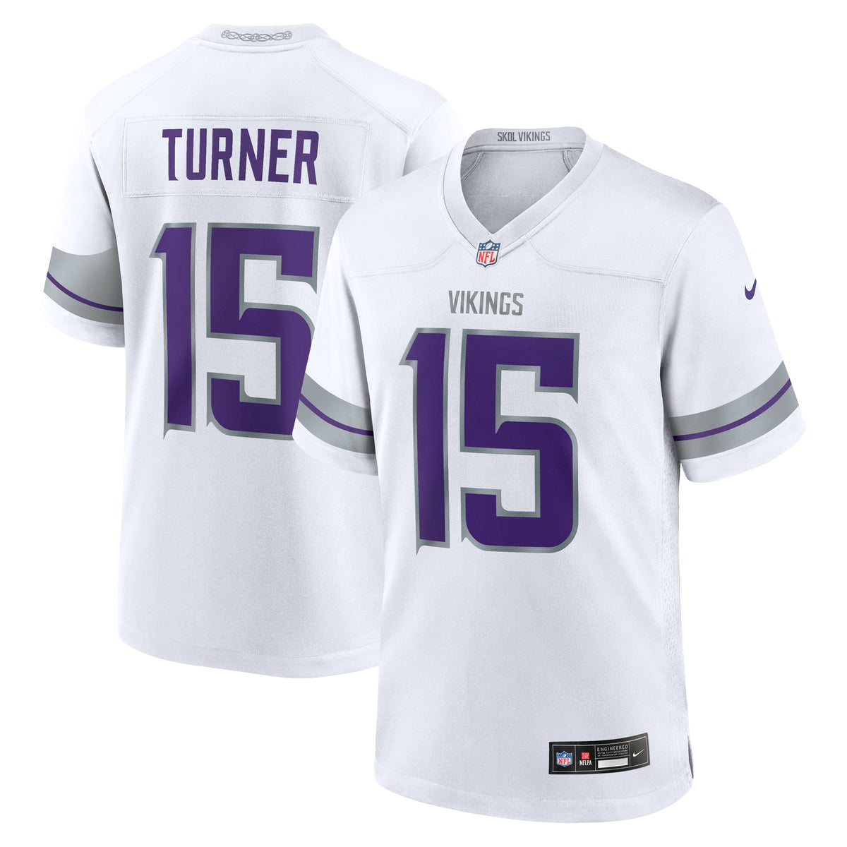 Men's Minnesota Vikings Dallas Turner Purple Jersey