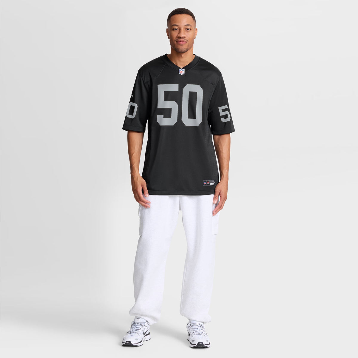 Men's Las Vegas Raiders Jacob Bobenmoyer Black Game Player Jersey