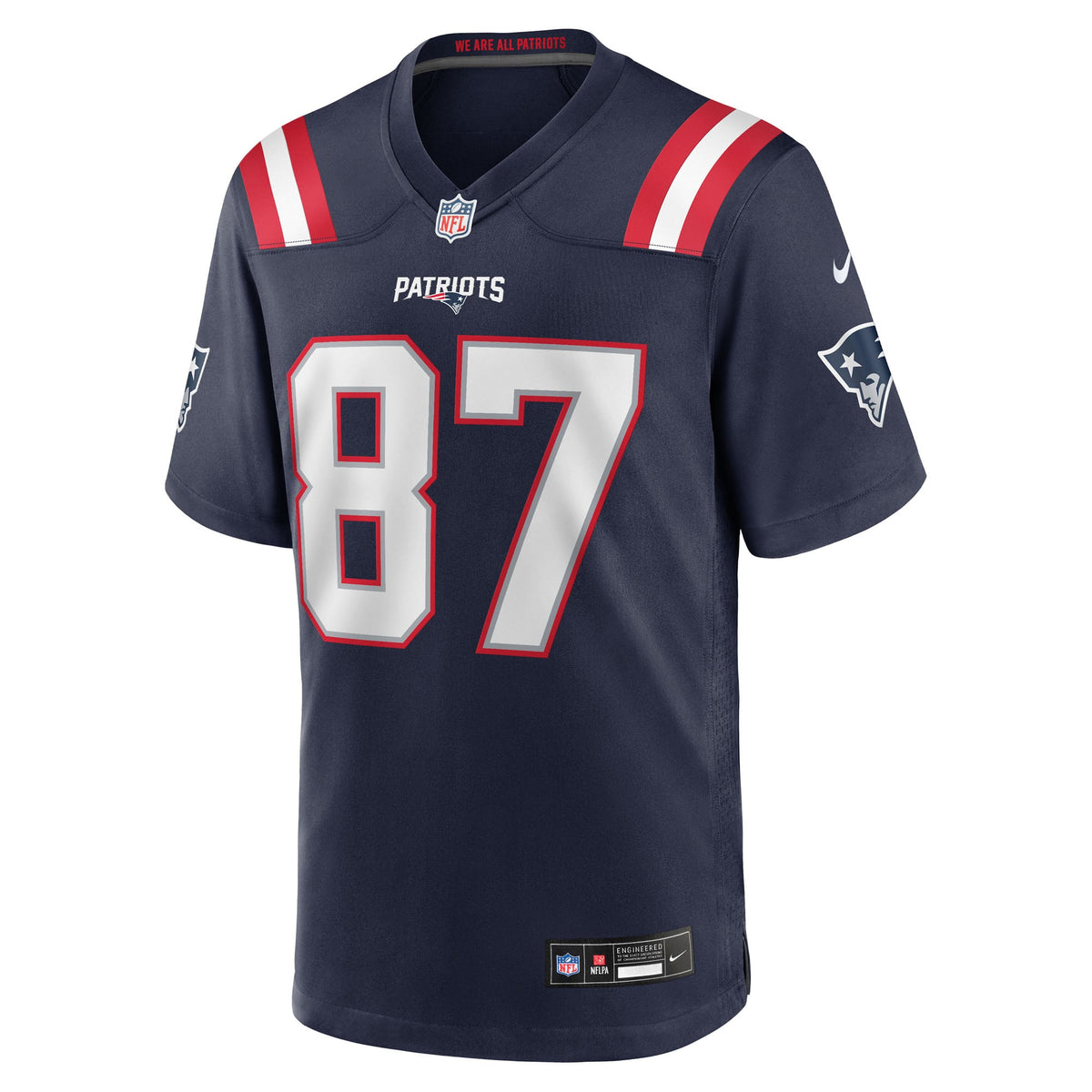 Men's New England Patriots Rob Gronkowski Navy Team Retired Player Jersey
