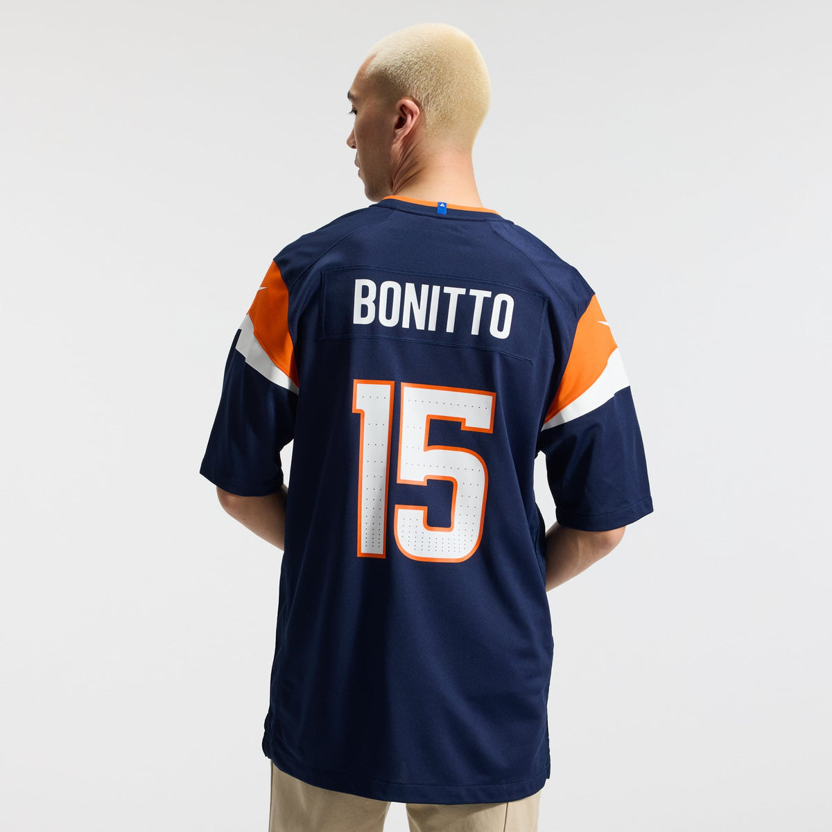 Men's Denver Broncos Nik Bonitto Navy Alternate Jersey
