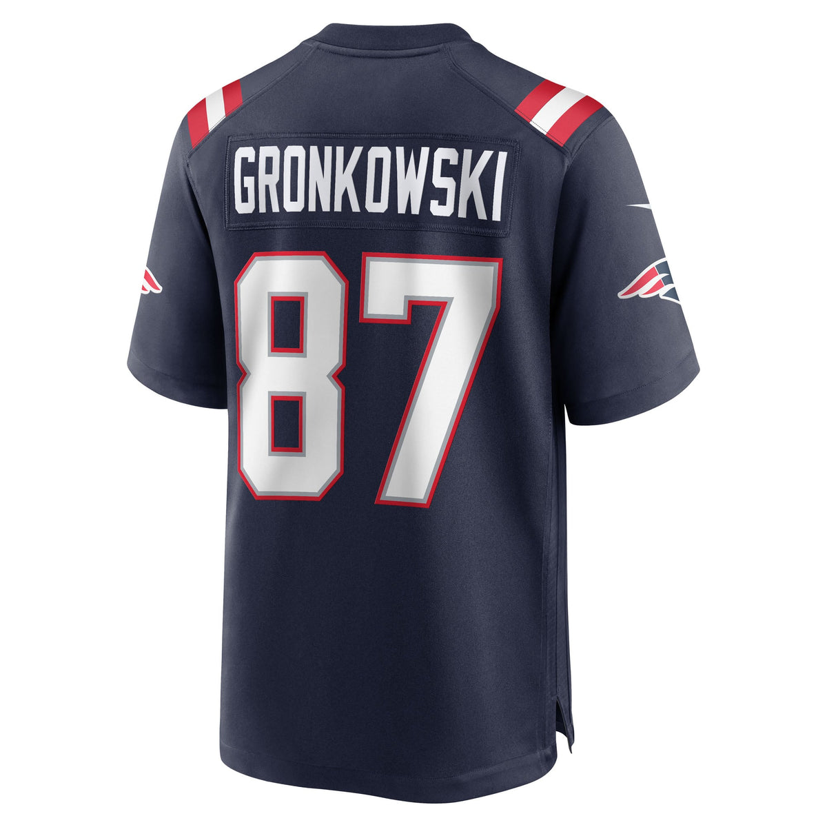 Men's New England Patriots Rob Gronkowski Navy Team Retired Player Jersey