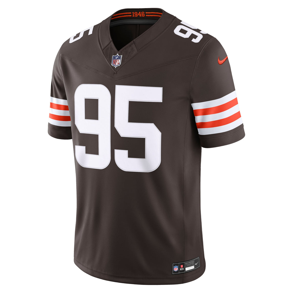 Men's Cleveland Browns Myles Garrett Brown Team Stitched Jersey