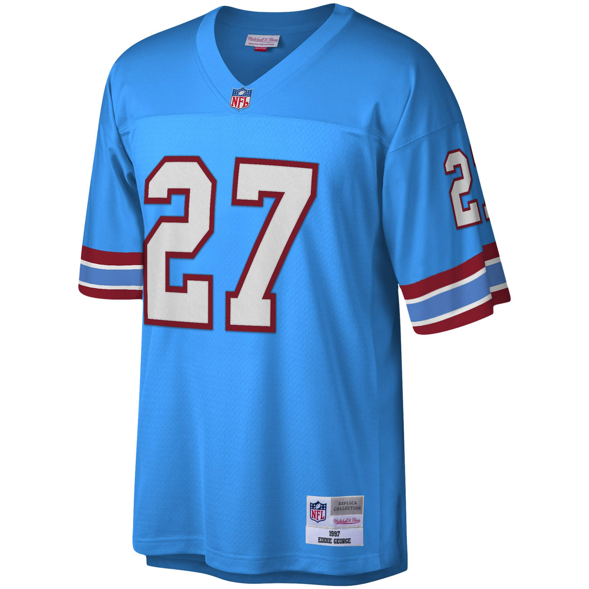 Men's Houston Oilers Eddie George White Legacy Replica Jersey