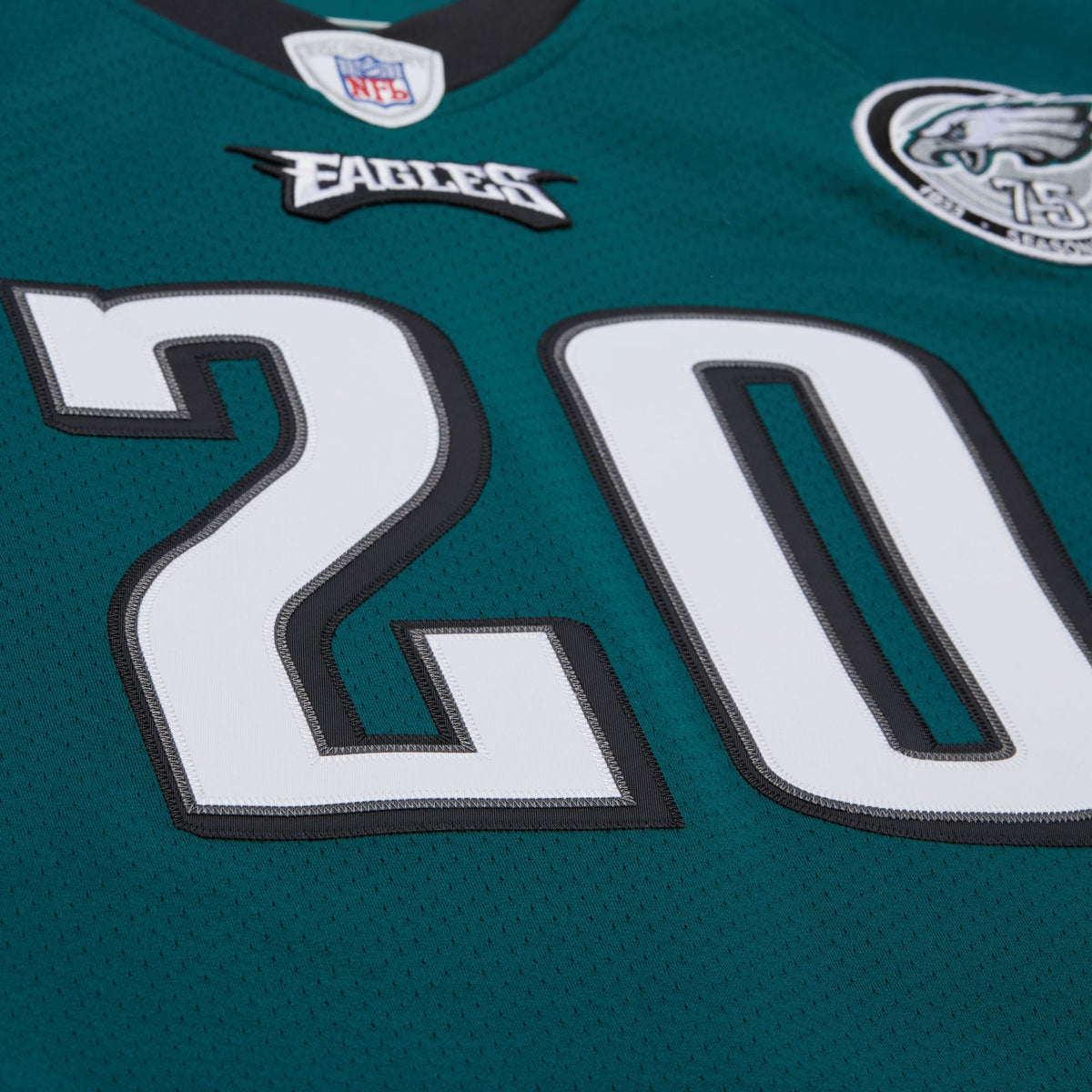 Men's Philadelphia Eagles 1996 Brian Dawkins White Throwback Retired Player Jersey