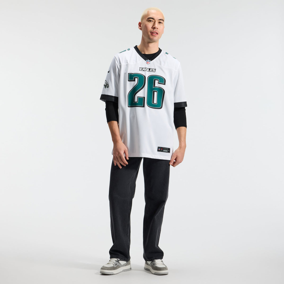 Men's Philadelphia Eagles Saquon Barkley Black Alternate Jersey