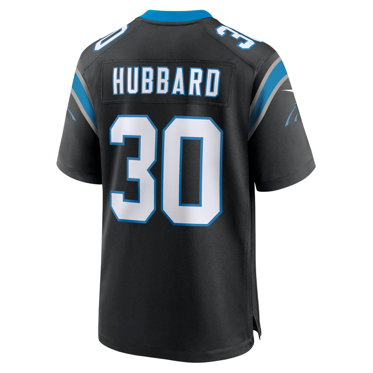 Men's Carolina Panthers Chuba Hubbard Black Team Jersey