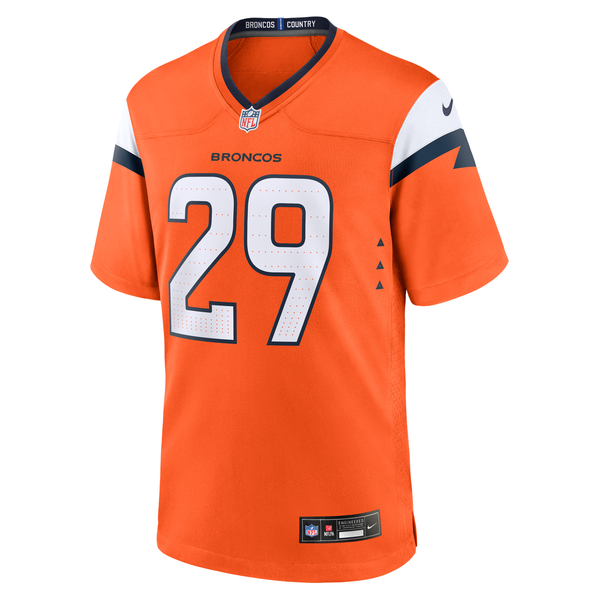 Men's Denver Broncos Ja'Quan McMillian Orange Team Jersey