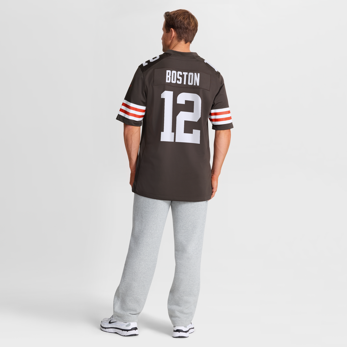 Men's Cleveland Browns Denzel Boston Brown Jersey