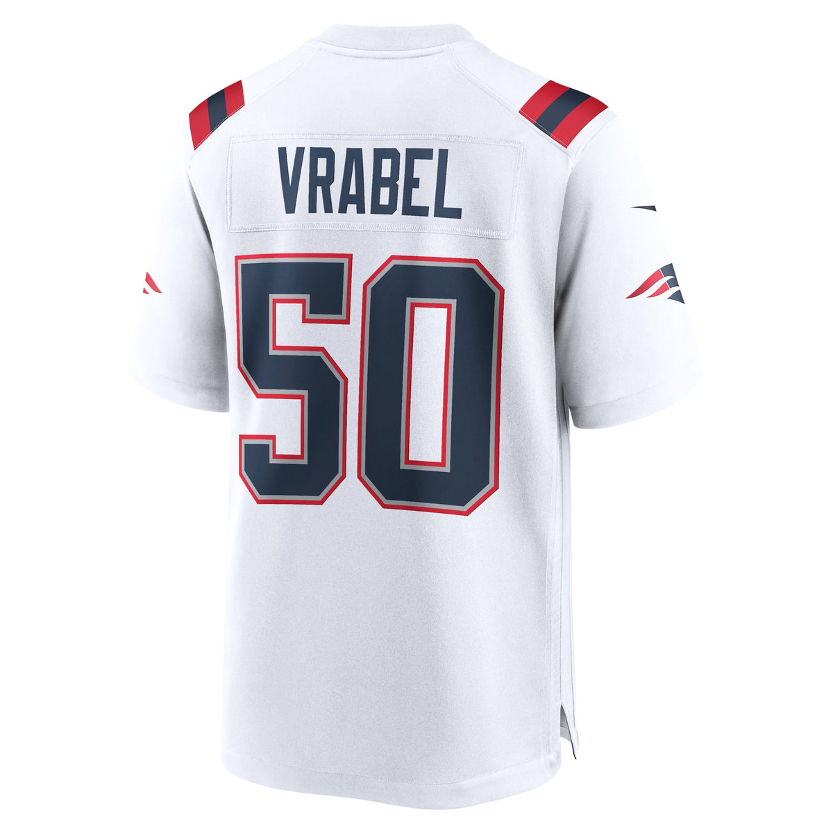 Men's New England Patriots Mike Vrabel Navy Game Retired Player Jersey