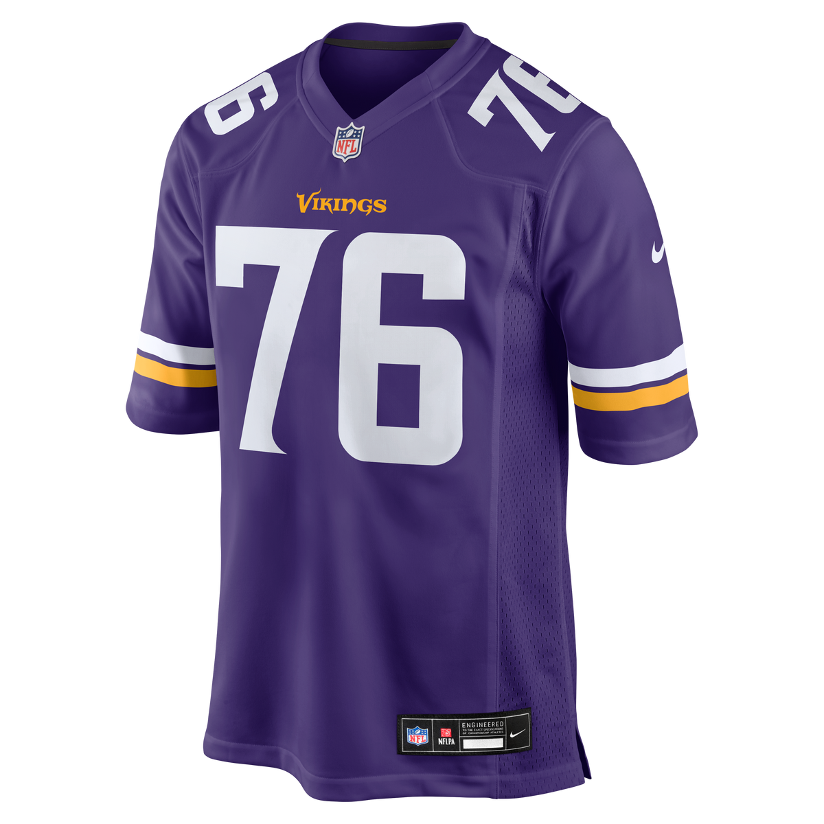 Men's Minnesota Vikings Will Fries Purple Team Jersey