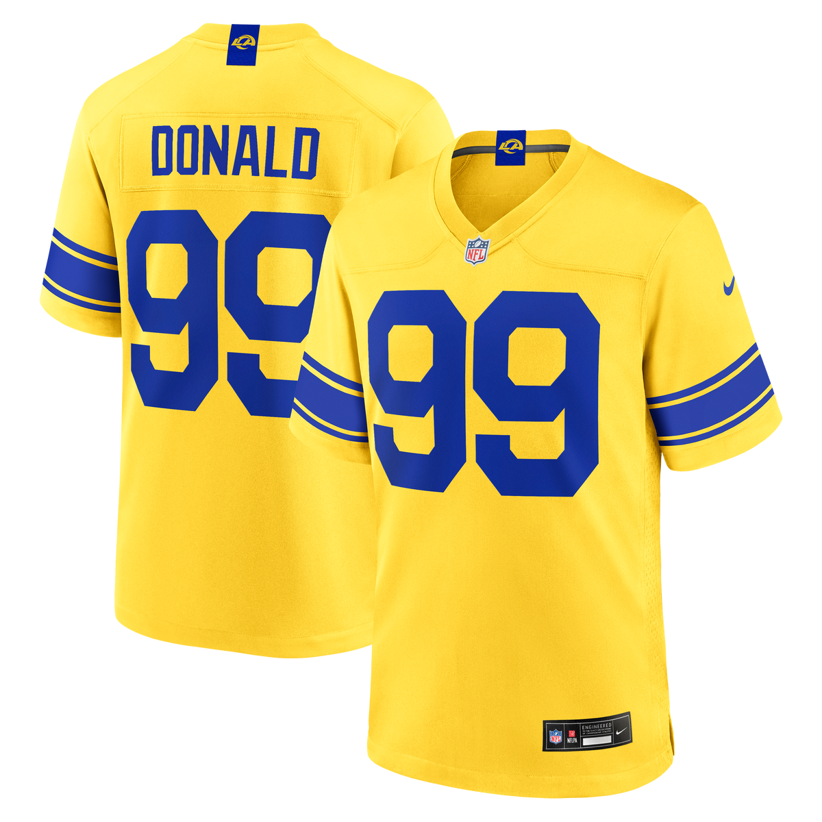Men's Los Angeles Rams Aaron Donald White Jersey