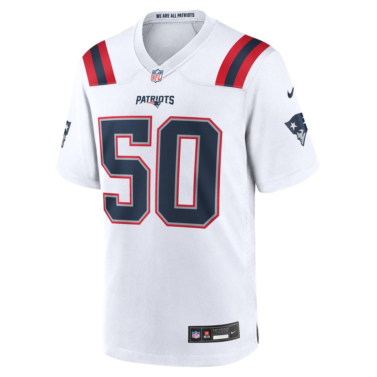 Men's New England Patriots Mike Vrabel Navy Game Retired Player Jersey