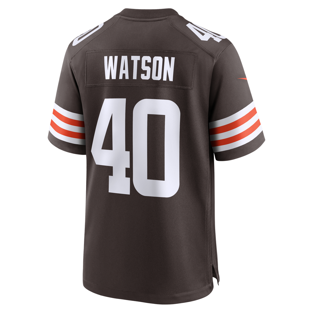 Men's Cleveland Browns Nathaniel Watson Brown Team Jersey