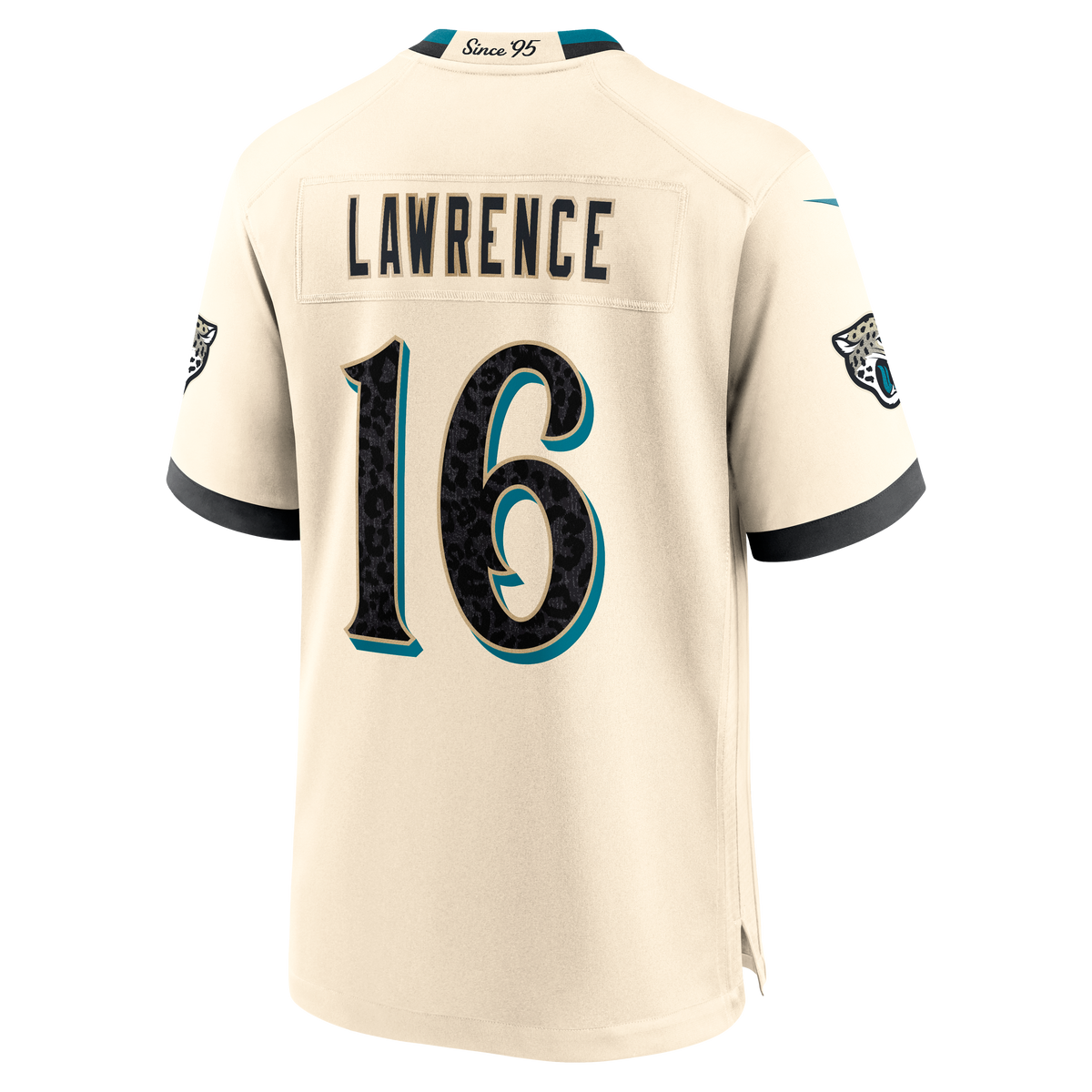 Men's Jacksonville Jaguars Trevor Lawrence Natural 2026 Rivalries Collection Jersey