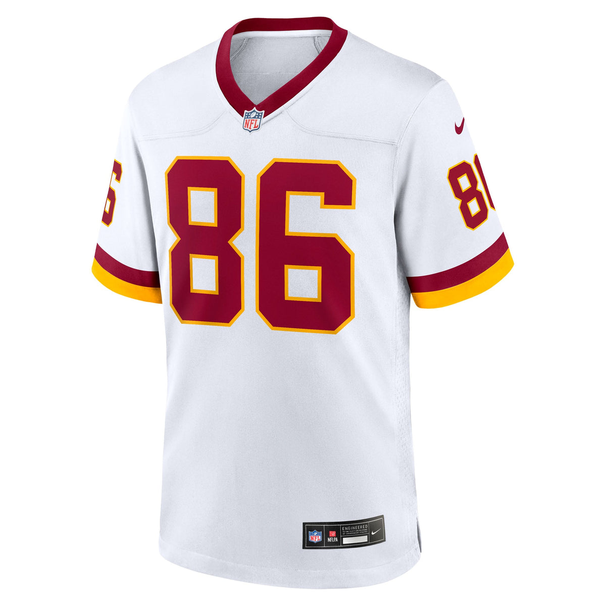 Men's Washington Commanders Zach Ertz White Game Super Bowl Era Jersey