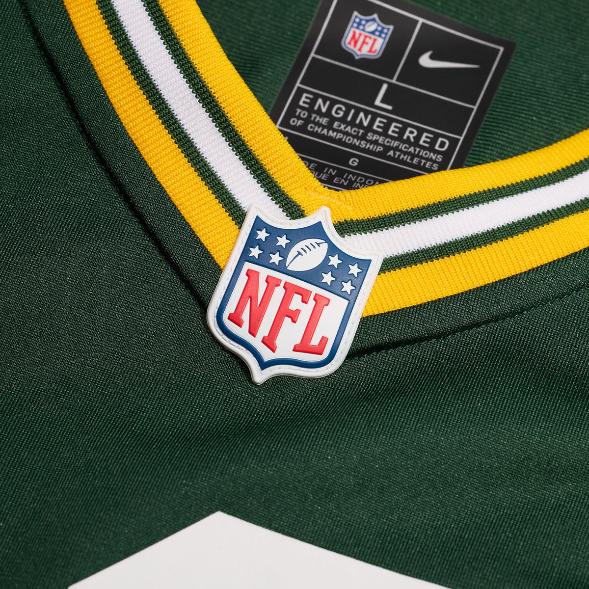 Men's Green Bay Packers Travis Glover Green Jersey