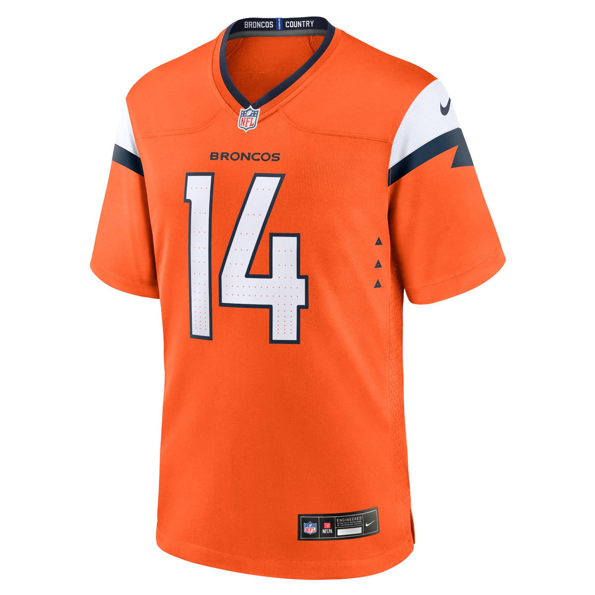 Men's Denver Broncos Courtland Sutton Orange Mile High Collection Jersey