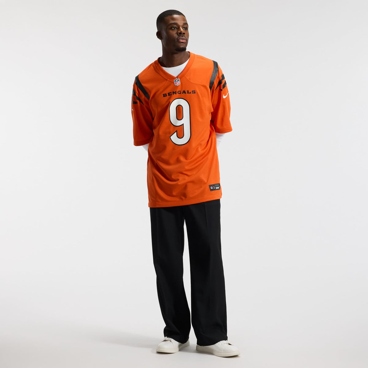 Men's Cincinnati Bengals Joe Burrow White Jersey