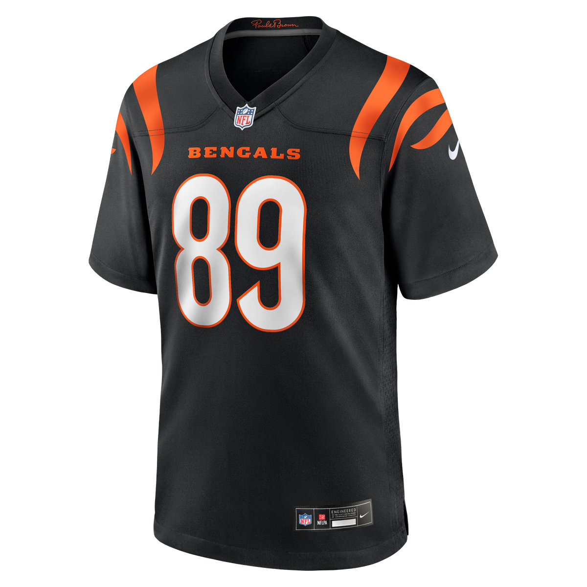 Men's Cincinnati Bengals Drew Sample Black Jersey
