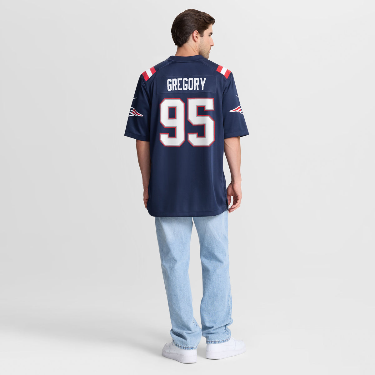Men's New England Patriots Eric Gregory Navy Team Jersey