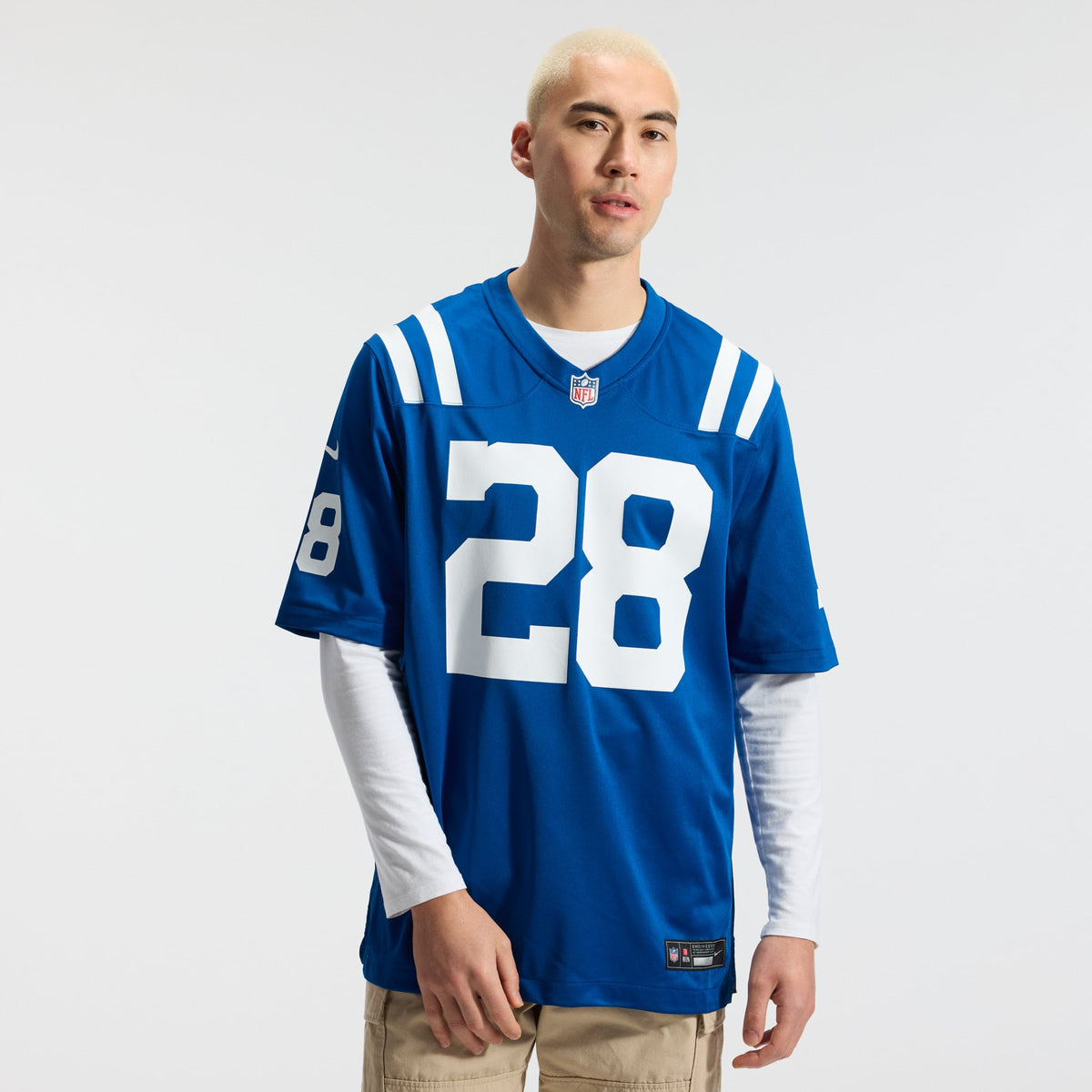 Men's Indianapolis Colts Jonathan Taylor Royal Player Jersey